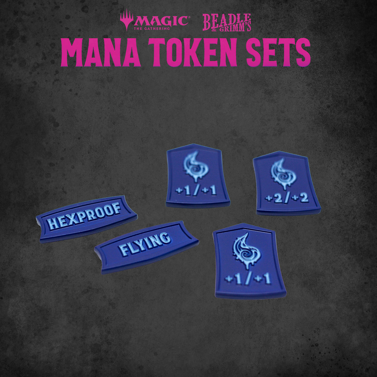 Beadle &amp; Grimms Magic: The Gathering Blue Mana Token Set - Good Games