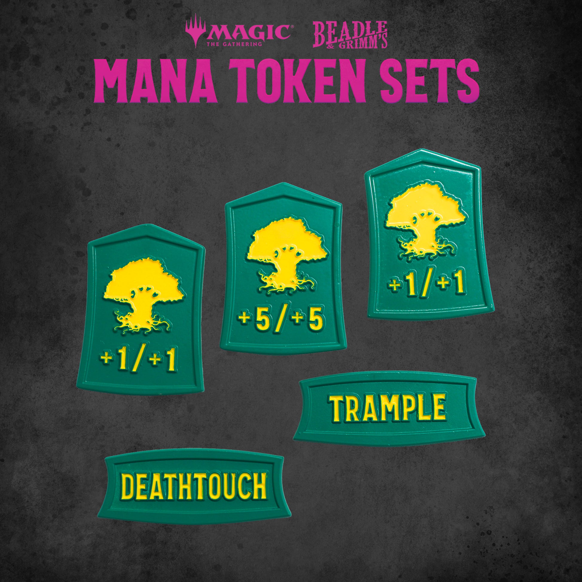 Beadle & Grimms Magic: The Gathering Green Mana Token Set - Good Games