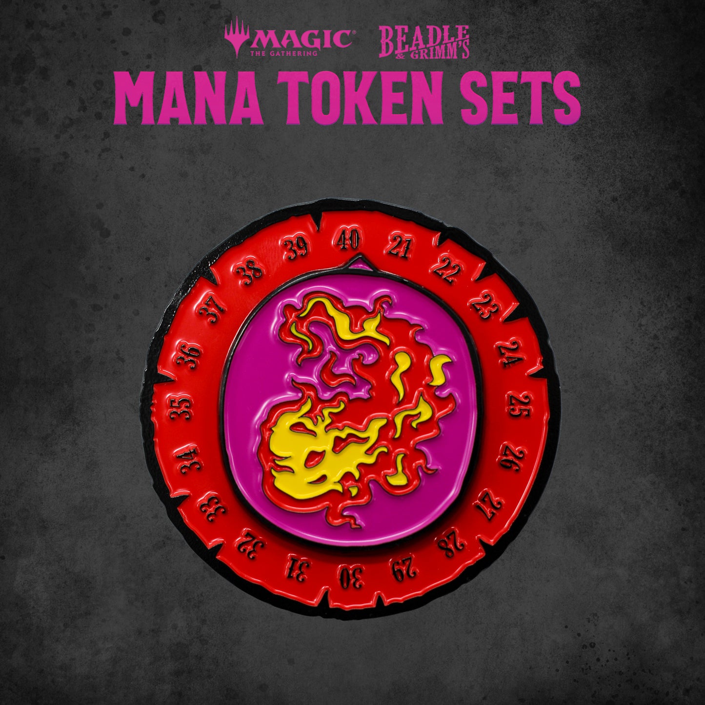 Beadle & Grimms Magic: The Gathering Red Mana Token Set - Good Games