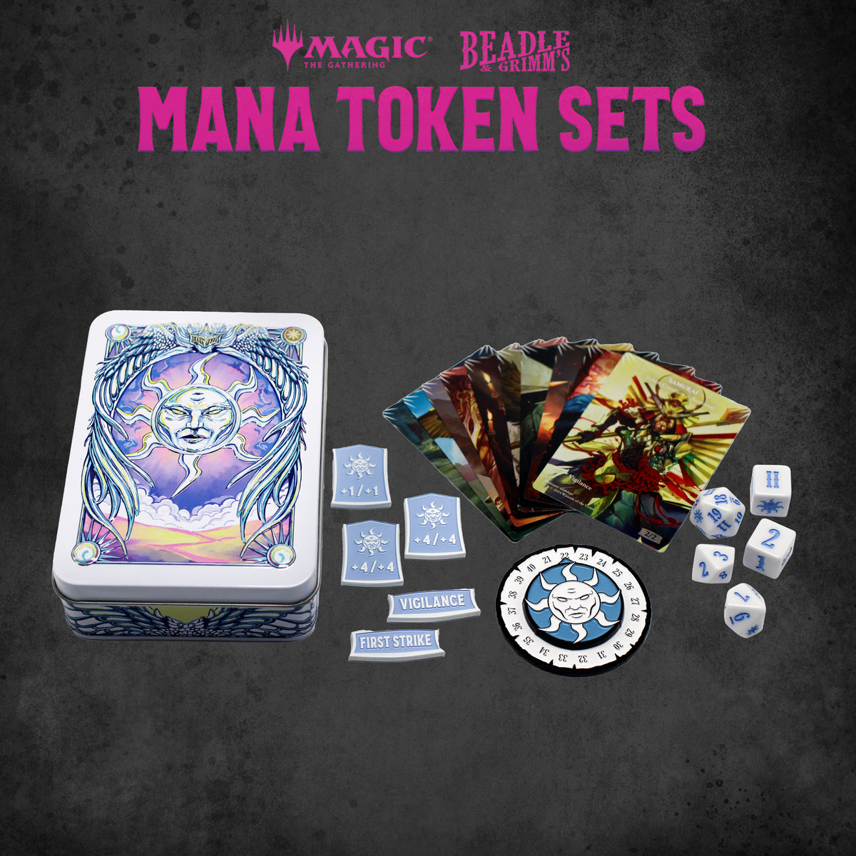 Beadle &amp; Grimms Magic: The Gathering White Mana Token Set - Good Games