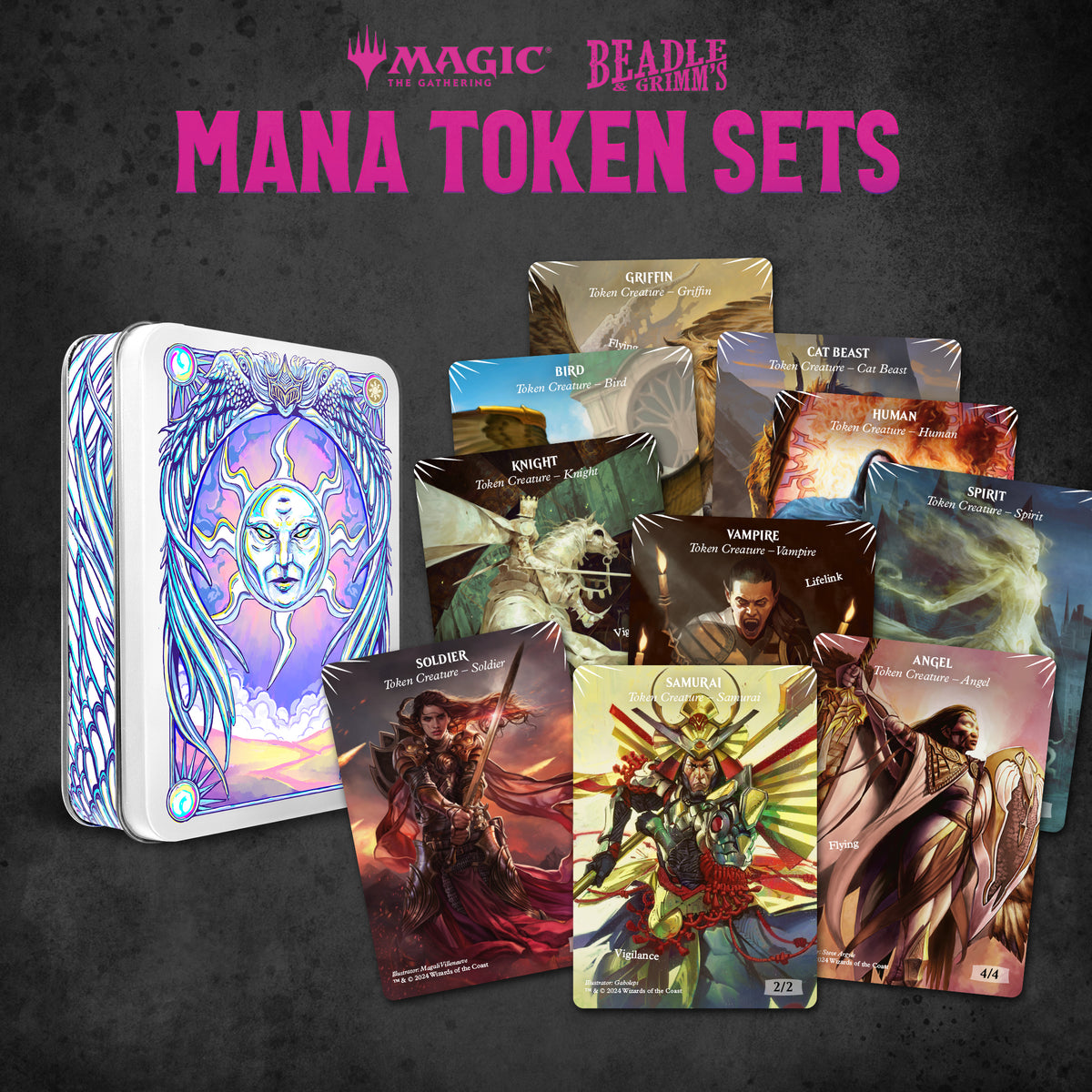 Beadle &amp; Grimms Magic: The Gathering White Mana Token Set - Good Games