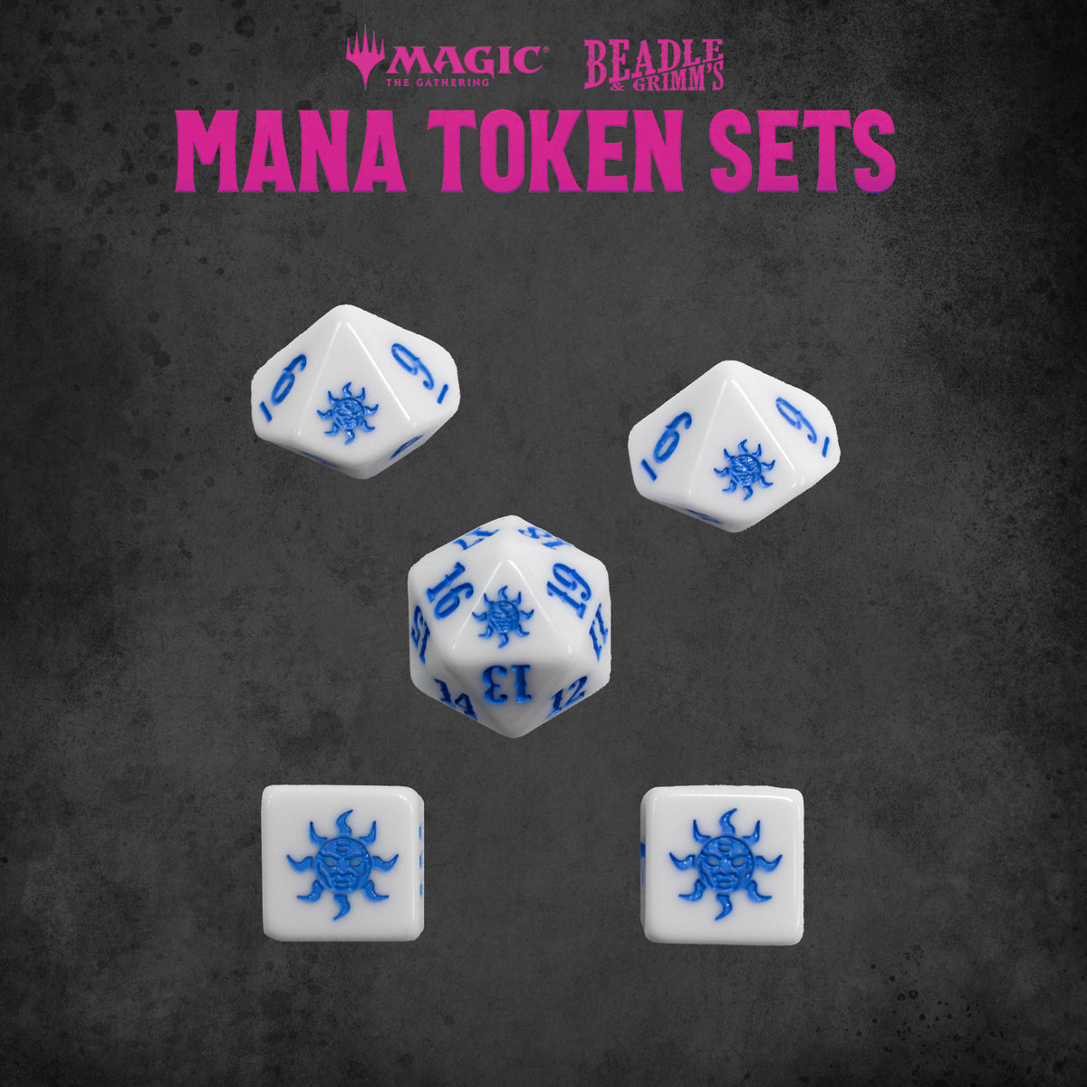 Beadle &amp; Grimms Magic: The Gathering White Mana Token Set - Good Games