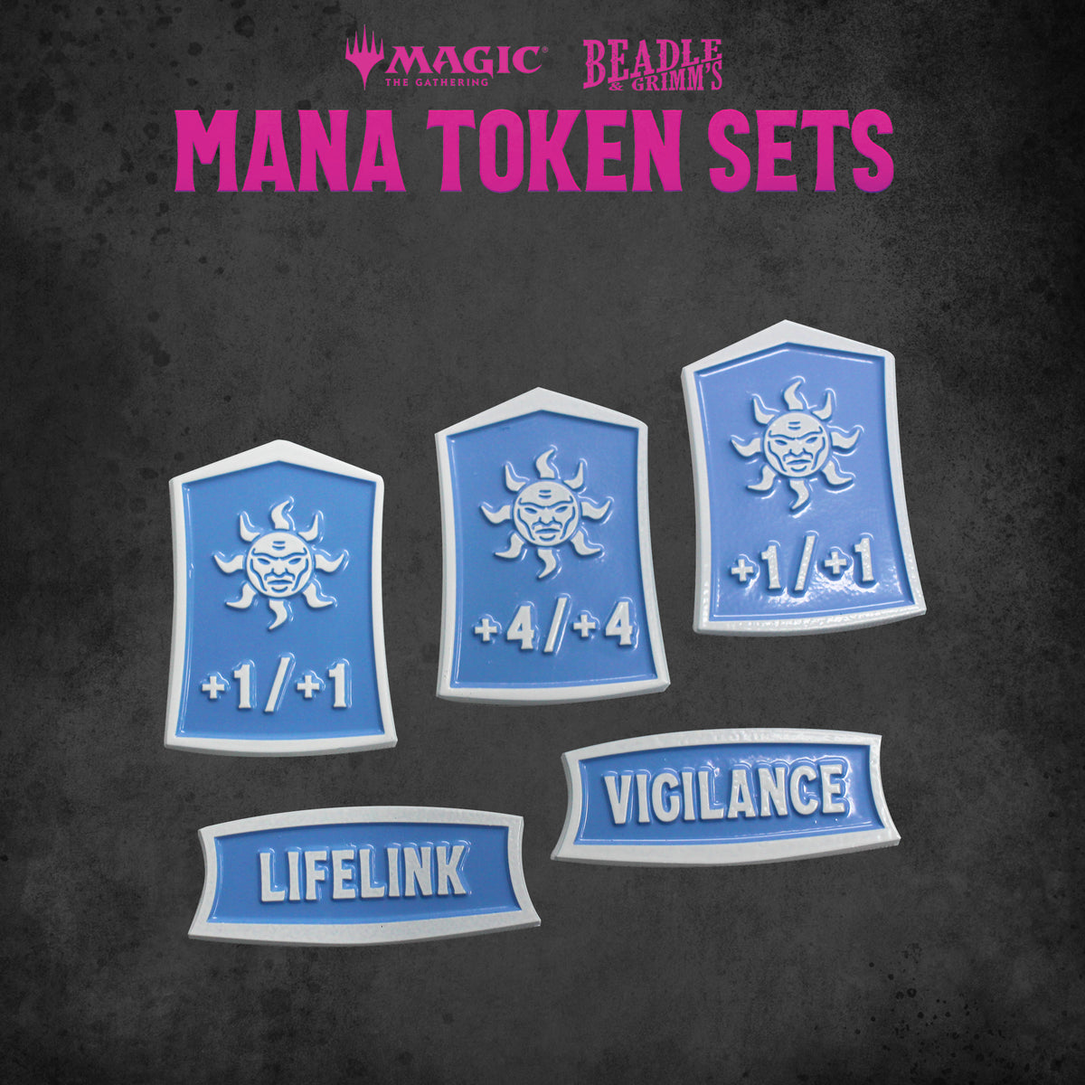 Beadle &amp; Grimms Magic: The Gathering White Mana Token Set - Good Games
