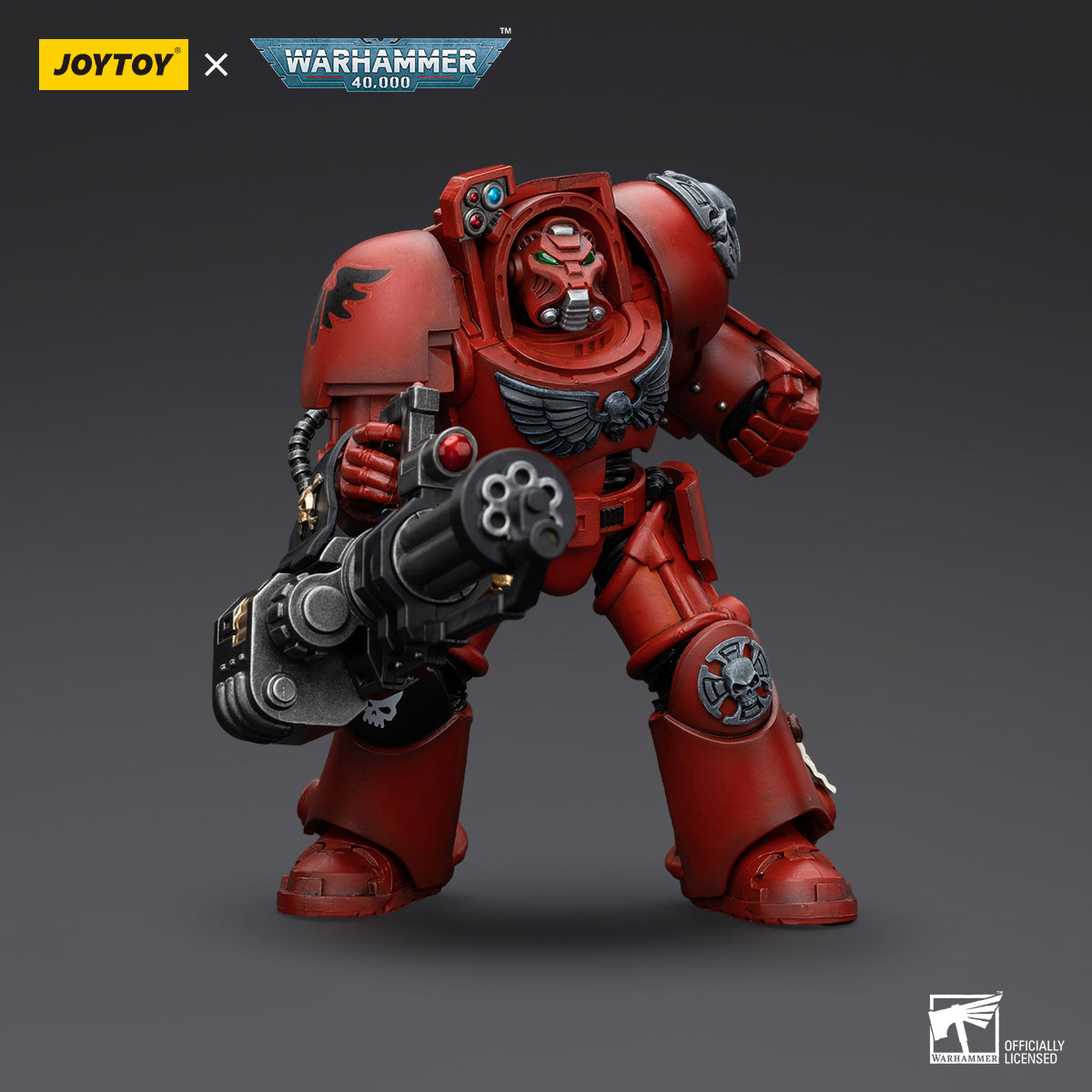 Warhammer Collectibles: 1/18 Scale Blood Angels Terminator Squad Terminator with Assault Cannon