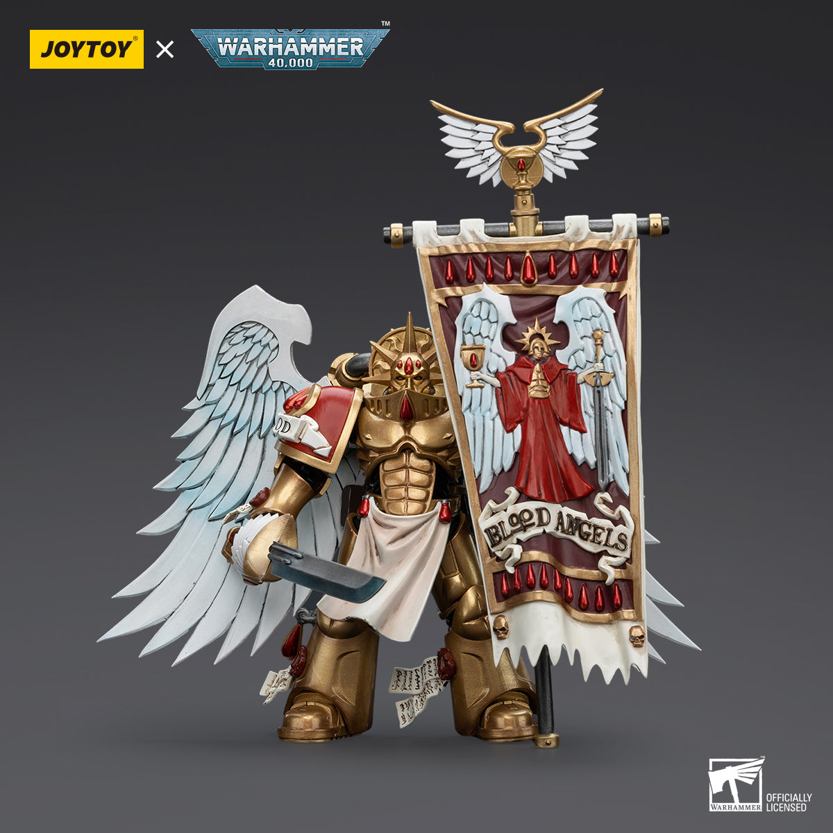 Warhammer Collectibles: 1/18 Scale Blood Angels Sanguinary Guard Sanguinary Ancient - Good Games