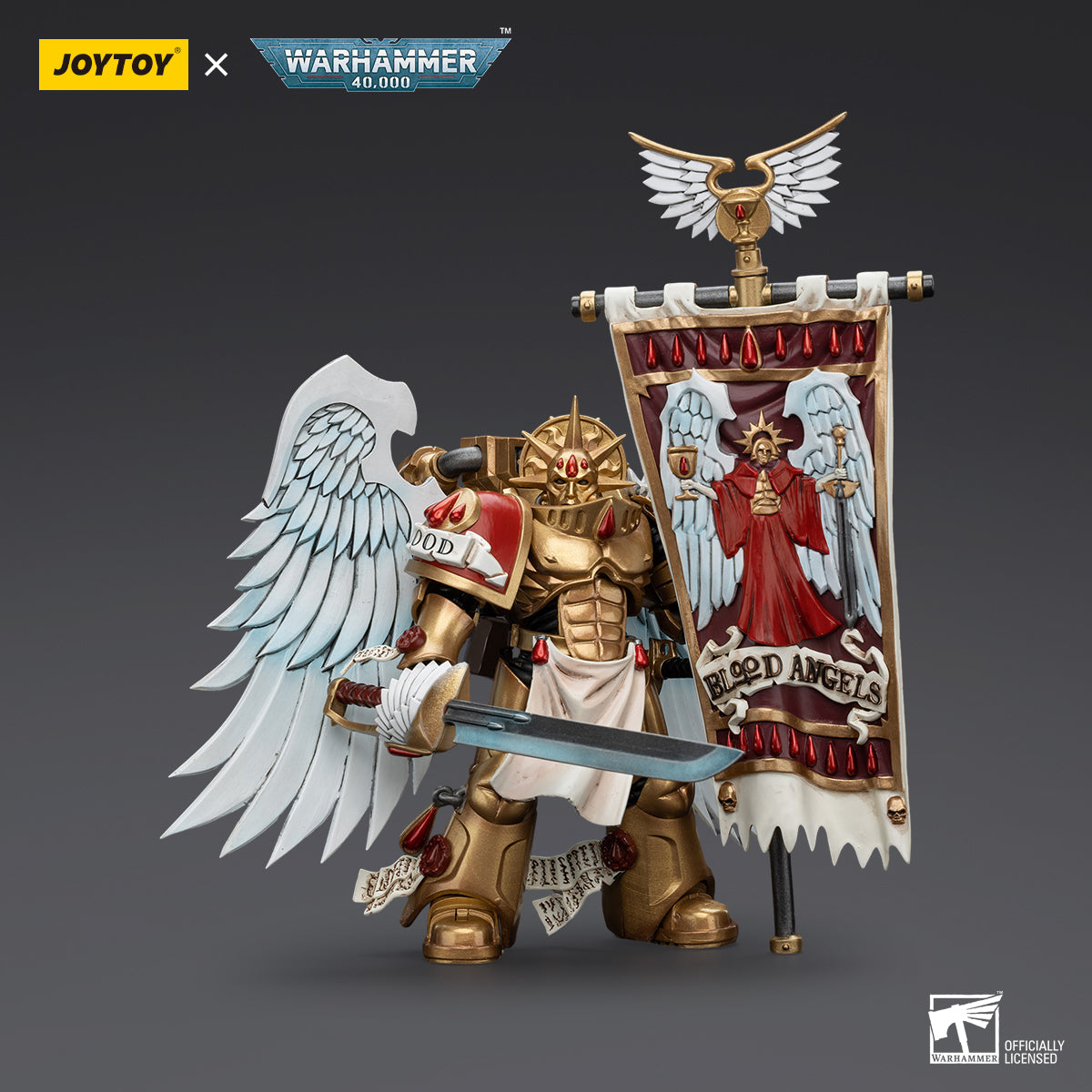 Warhammer Collectibles: 1/18 Scale Blood Angels Sanguinary Guard Sanguinary Ancient - Good Games