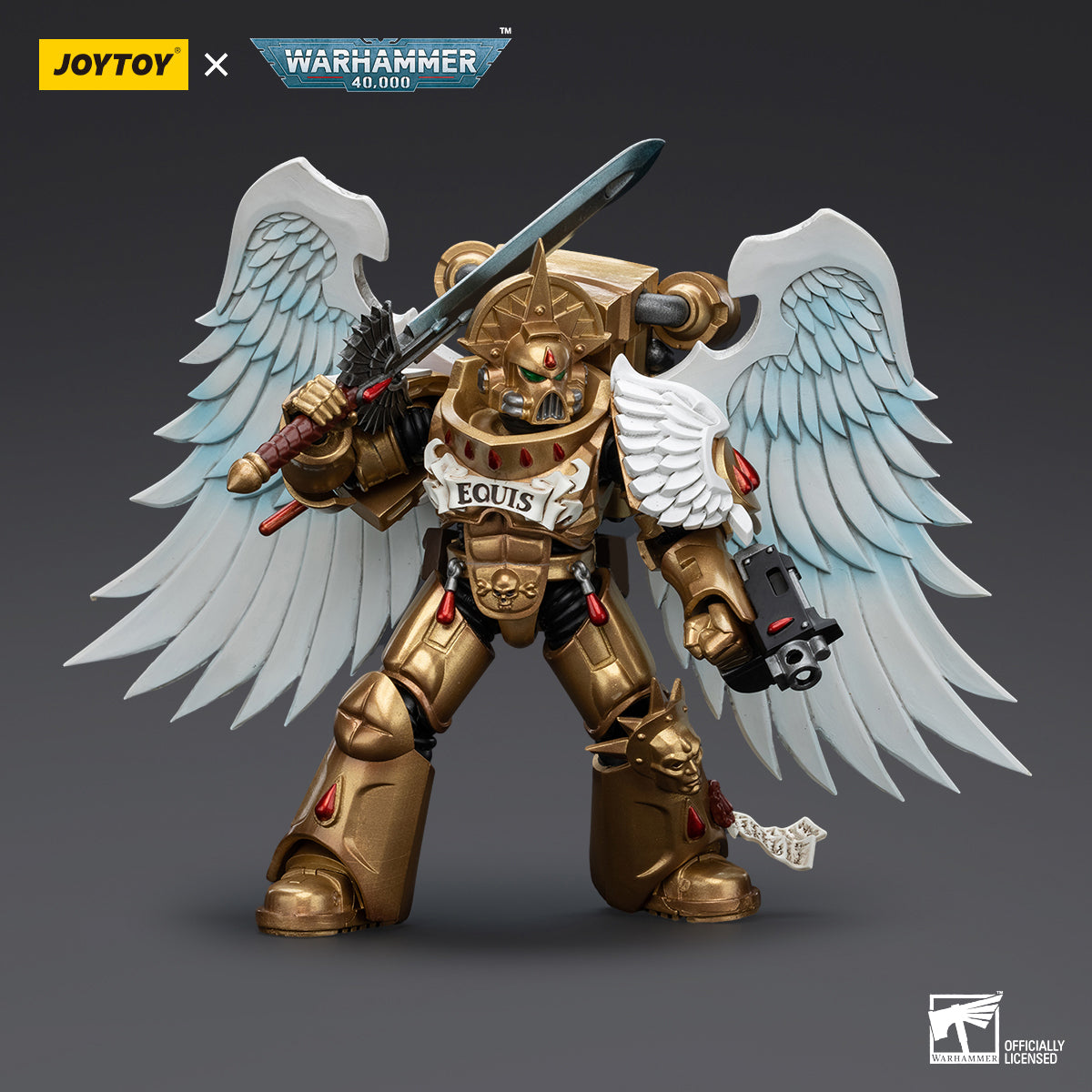 Warhammer Collectibles: 1/18 Scale Blood Angels Sanguinary Guard with Encarmine Sword 2