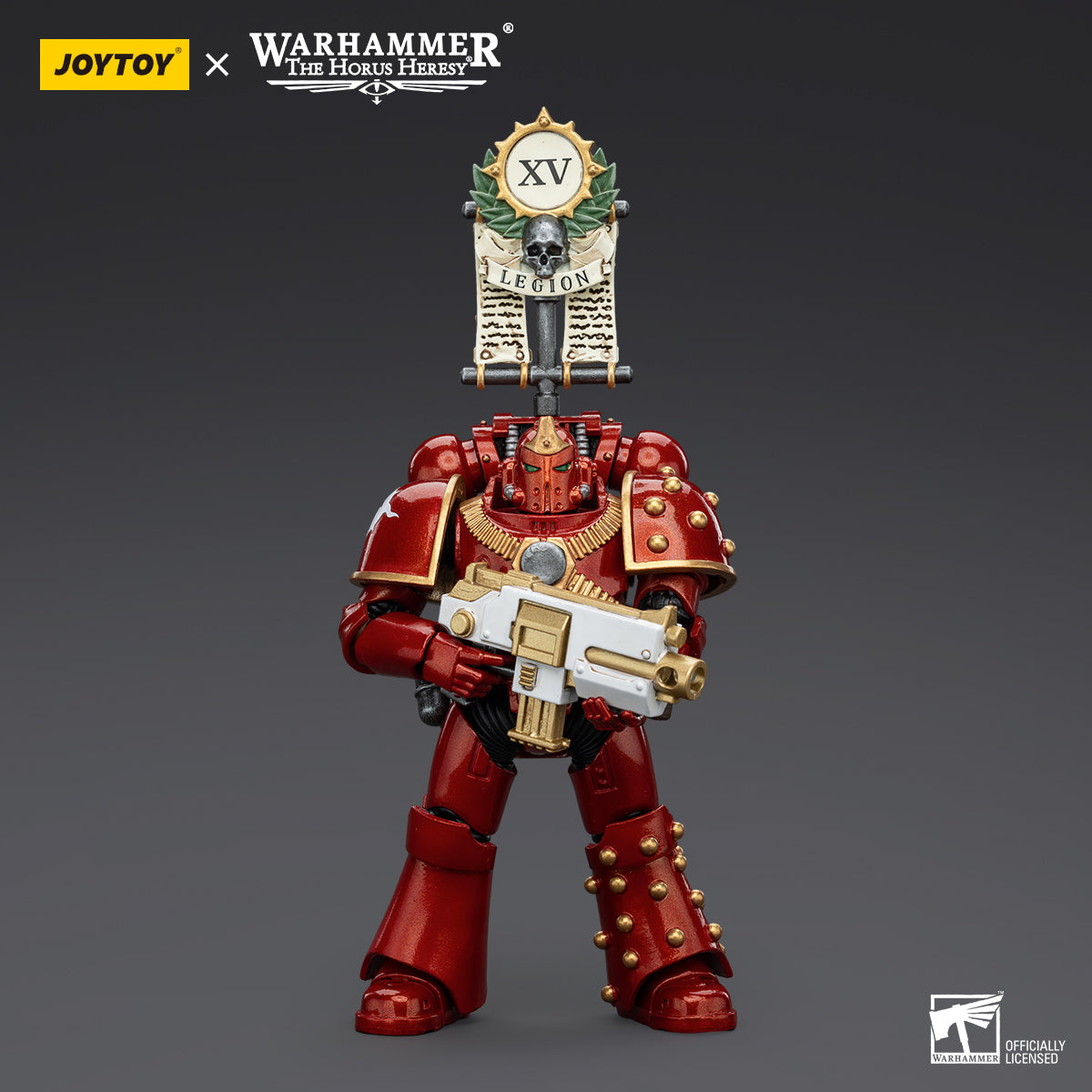 Warhammer Collectibles: 1/18 Scale Thousand Sons Legion MK IV Tactical Squad Legionary with Vexilla - Good Games