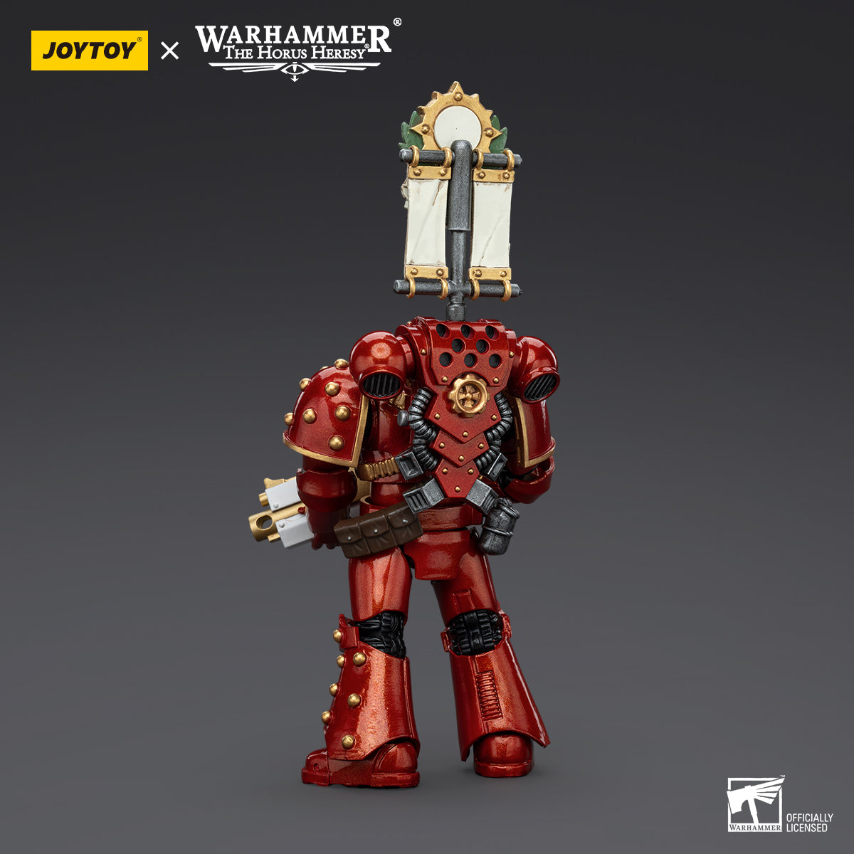 Warhammer Collectibles: 1/18 Scale Thousand Sons Legion MK IV Tactical Squad Legionary with Vexilla - Good Games