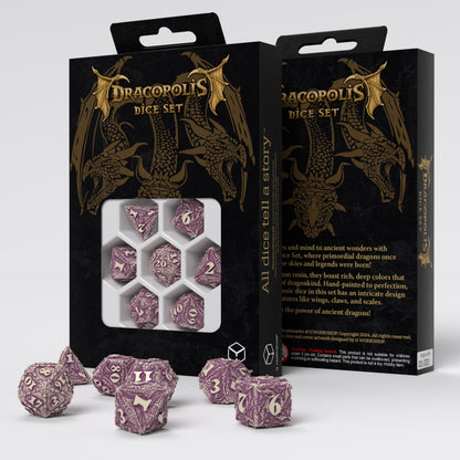 Q Workshop - Dracopolis - The Yucatan Featherwing Dice Set 7 - Good Games