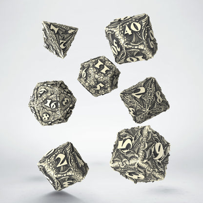 Q Workshop - Dracopolis - The Scandinavian Blackfang Dice Set 7 - Good Games