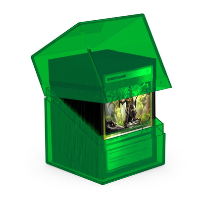 Ultimate Guard - Deck Box – Boulder 100+ – Clear - Emerald