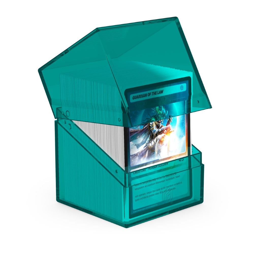 Ultimate Guard - Deck Box – Boulder 100+ – Clear - Malachite