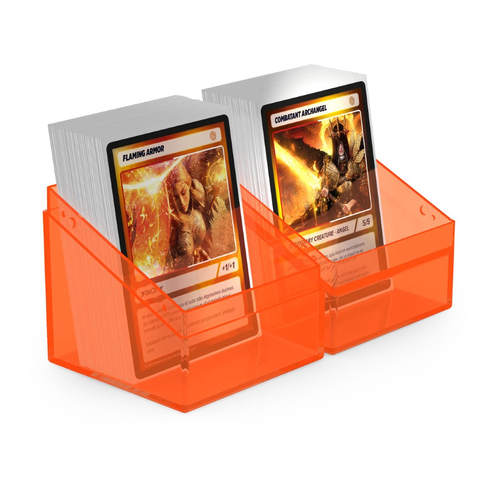 Ultimate Guard - Deck Box – Boulder 100+ – Clear - Poppy Topaz