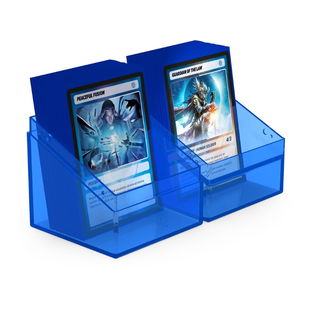Ultimate Guard - Deck Box – Boulder 100+ – Clear - Sapphire