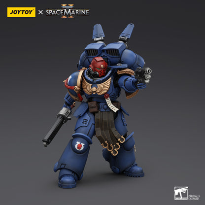 Warhammer Collectibles: 1/18 Scale Uitramarines Sergeant Gadriel (Preorder) - Good Games