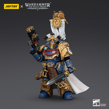 Warhammer Collectibles: 1/18 Scale Ultramarines Legion Praetor with Power Sword and Volkite Serpenta - Good Games