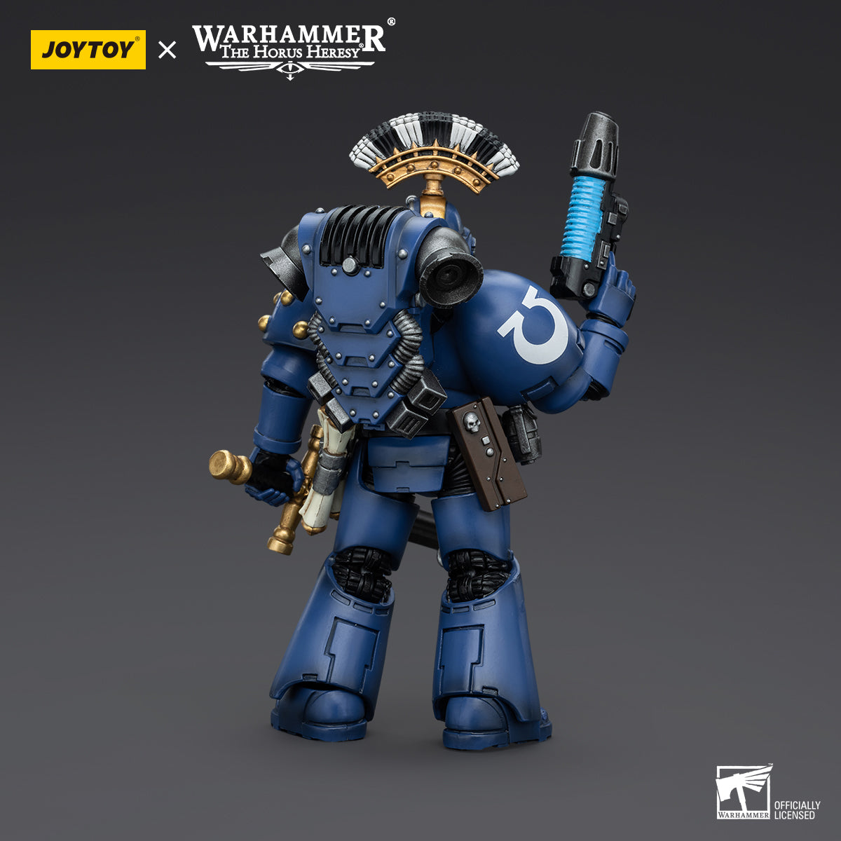 Warhammer Collectibles: 1/18 Scale Ultramarines MK VI Tactical Squad Sergeant with Plasma Pistol