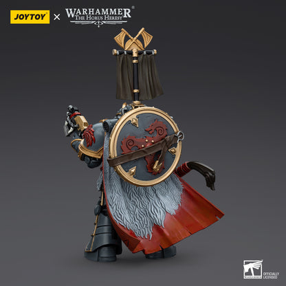 Warhammer Collectibles: 1/18 Scale Space Wolves Legion Praetor with Power Axe and Combat Shield - Good Games