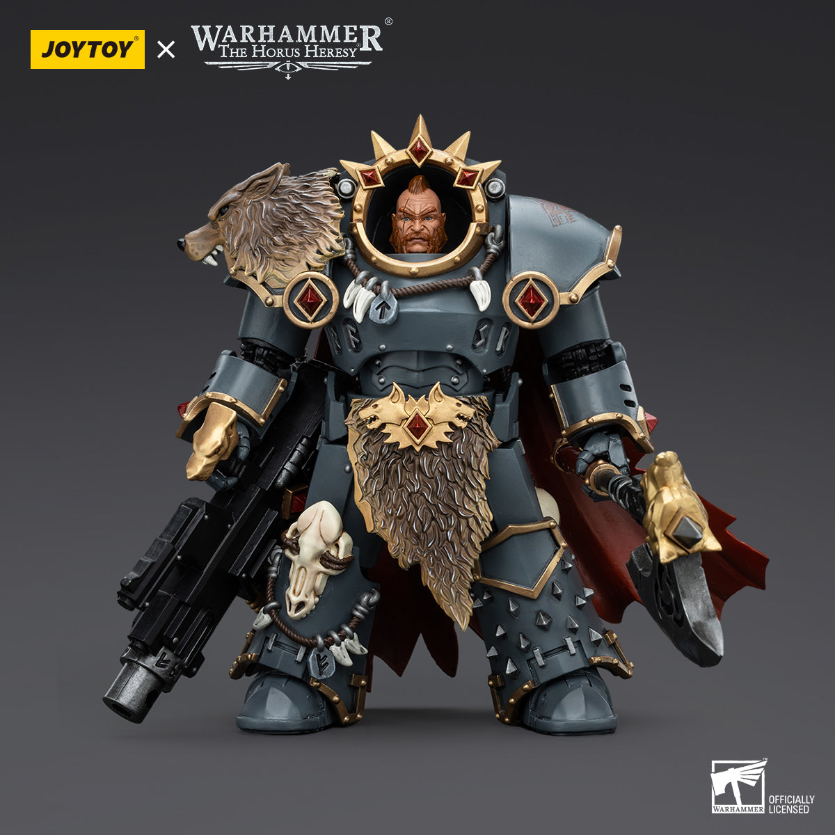 Warhammer Collectibles: 1/18 Scale Space Wolves Hvarl Red-Blade - Good Games