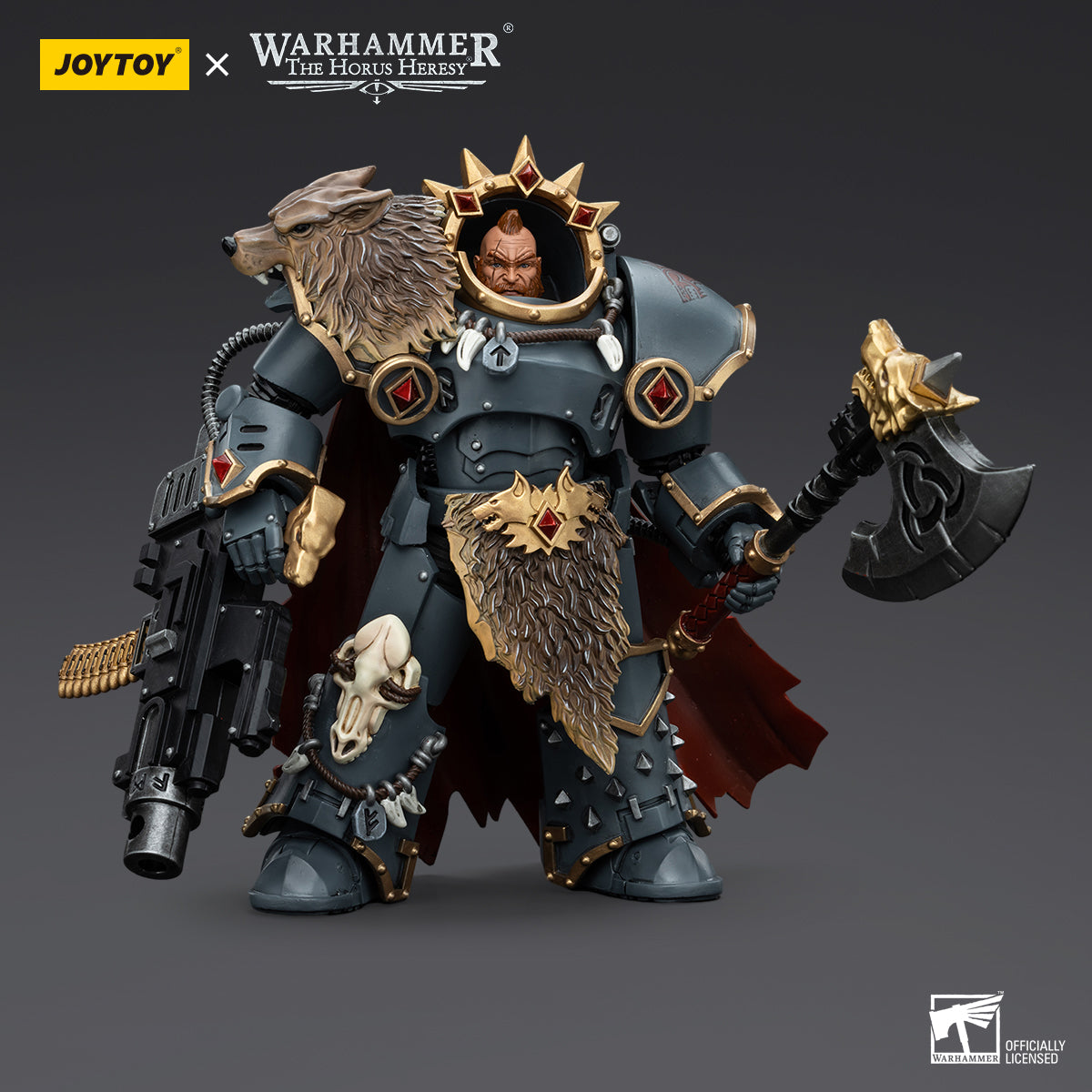 Warhammer Collectibles: 1/18 Scale Space Wolves Hvarl Red-Blade - Good Games