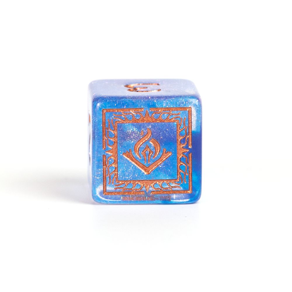 Sirius Dice - Dungeons & Dragons Adventure Dice - Wizard - Blue - Good Games