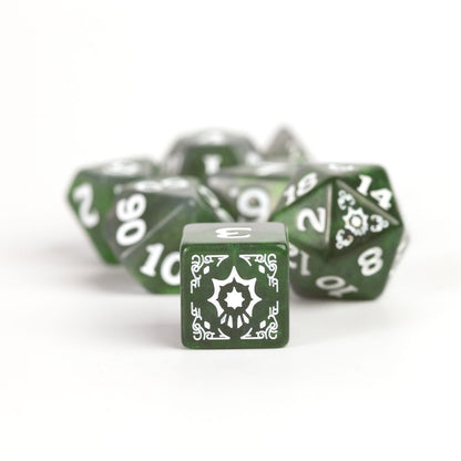 Sirius Dice - Dungeons & Dragons Adventure Dice - Cleric - Green - Good Games