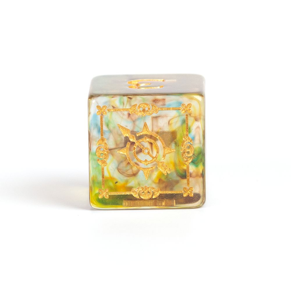 Sirius Dice - Dungeons & Dragons Adventure Dice - Ranger - Green / Multi - Good Games