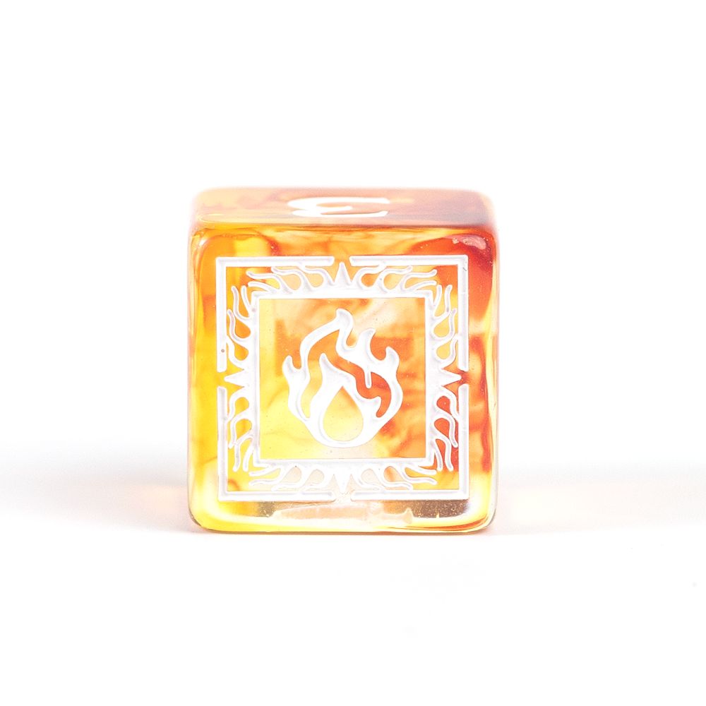 Sirius Dice - Dungeons &amp; Dragons Adventure Dice - Sorcerer - Orange - Good Games