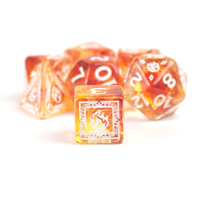 Sirius Dice - Dungeons & Dragons Adventure Dice - Sorcerer - Orange - Good Games