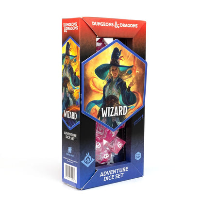 Sirius Dice - Dungeons & Dragons Adventure Dice - Wizard - Fuchsia - Good Games