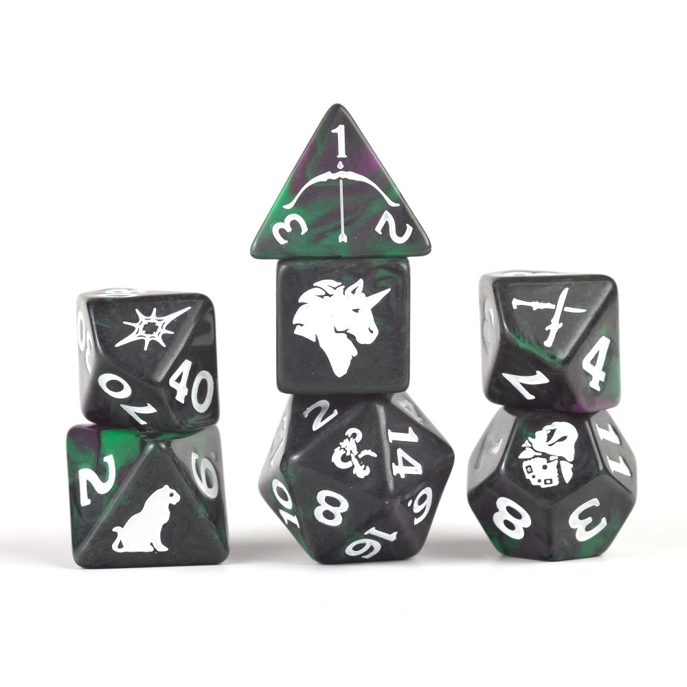Sirius Dice - Dungeons &amp; Dragons Adventure Dice - Legend of Drizzt - Good Games