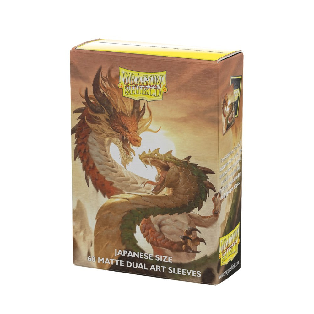 Dragon Shield: Japanese Size Sleeves – Matte Dual Art – Chinese New Year: Year of the Wood Snake - Good Games