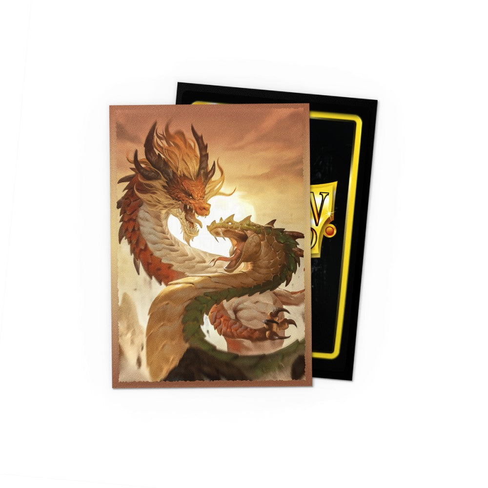 Dragon Shield: Japanese Size Sleeves – Matte Dual Art – Chinese New Year: Year of the Wood Snake - Good Games
