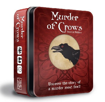 Murder of Crows 2nd Eiditon (Tin, Tarot size cards) - Good Games