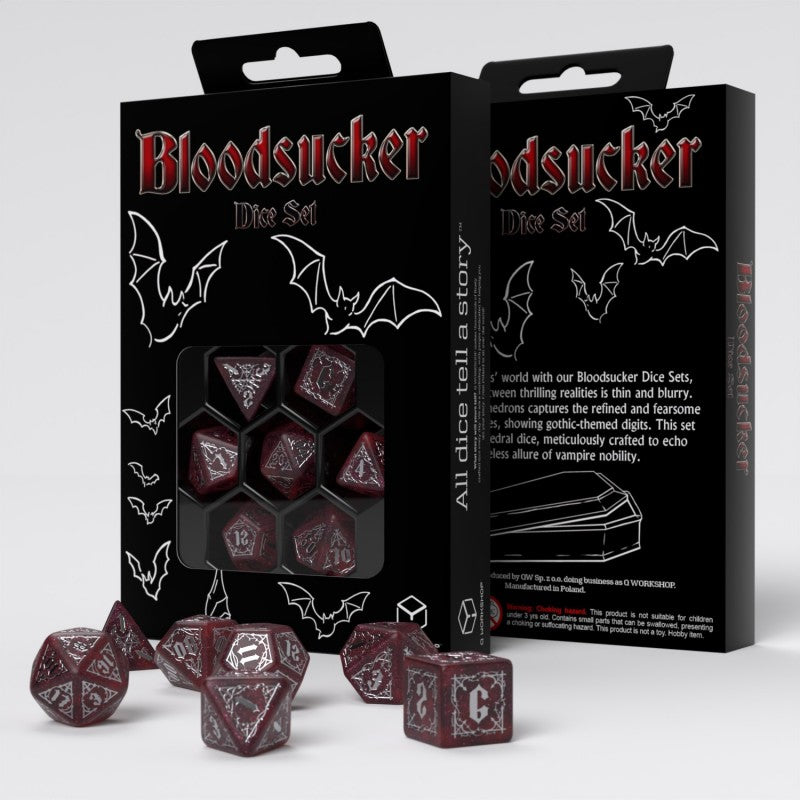 Q Workshop - Bloodsucker - Scarlet Dice Set 7 - Good Games