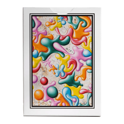Bicycle Artist Series Kenny Scharf Purple/Orange 2pk Boxed Set LIMITED SERIES - Good Games