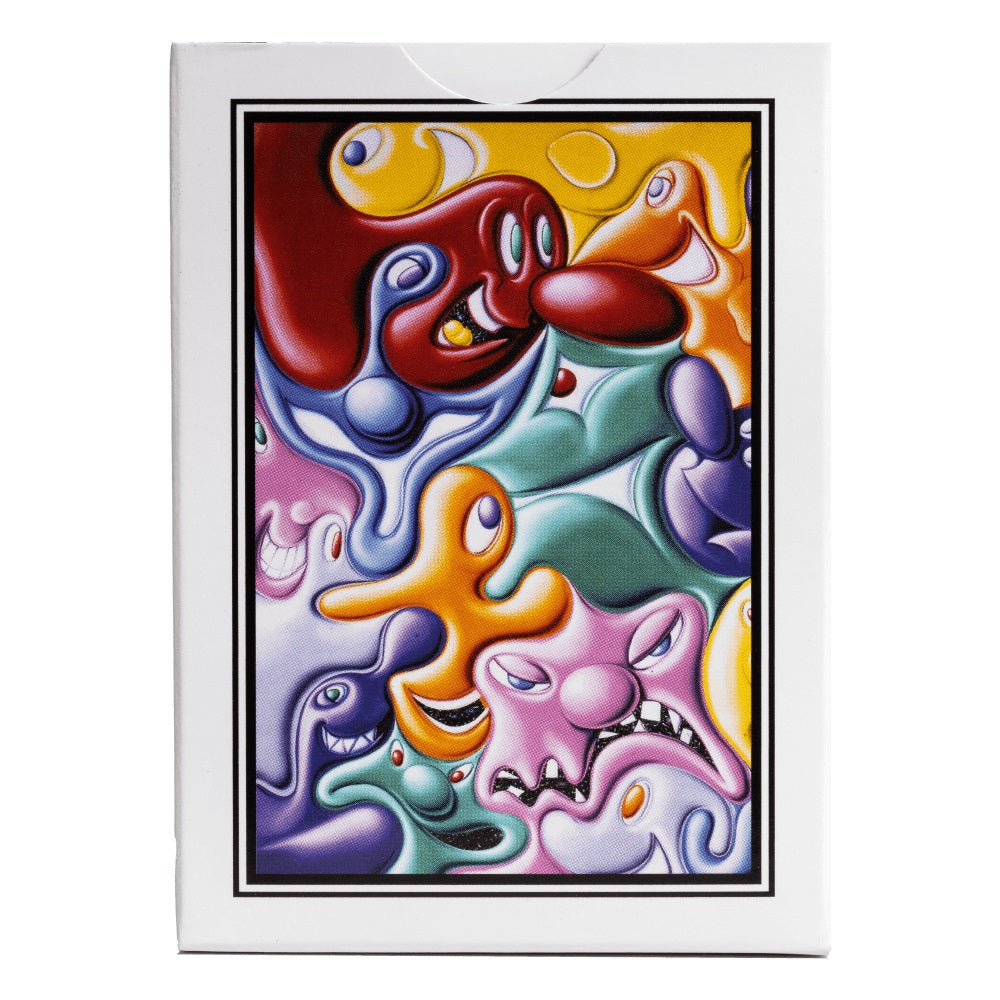 Bicycle Artist Series Kenny Scharf Purple/Orange 2pk Boxed Set LIMITED SERIES