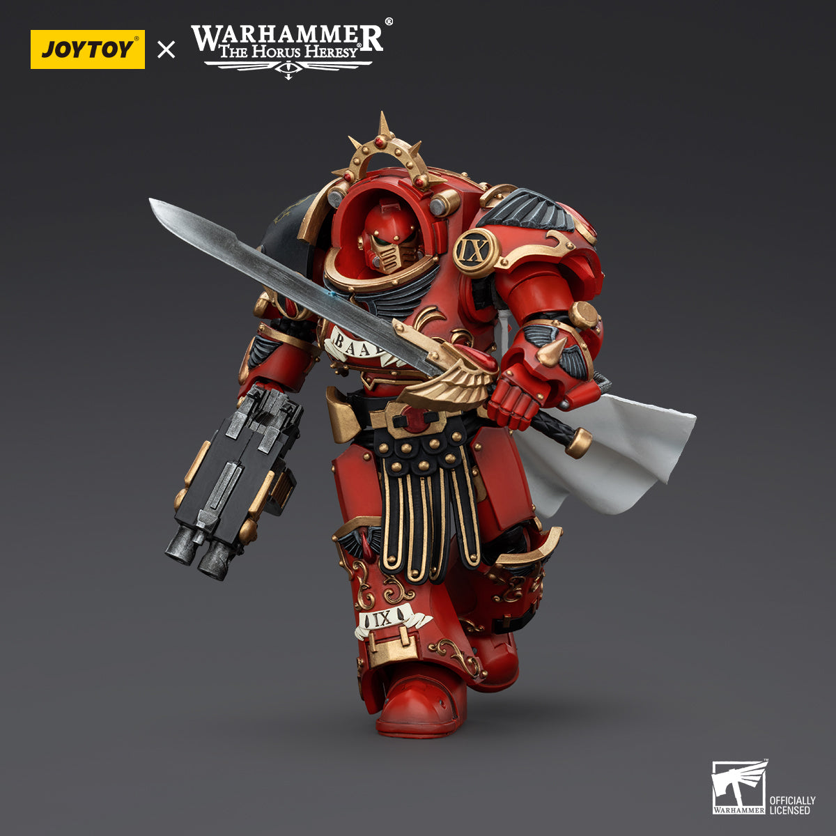 Warhammer Collectibles: 1/18 Scale Blood Angels Legion Praetor in Tartaros Terminator Armour - Good Games