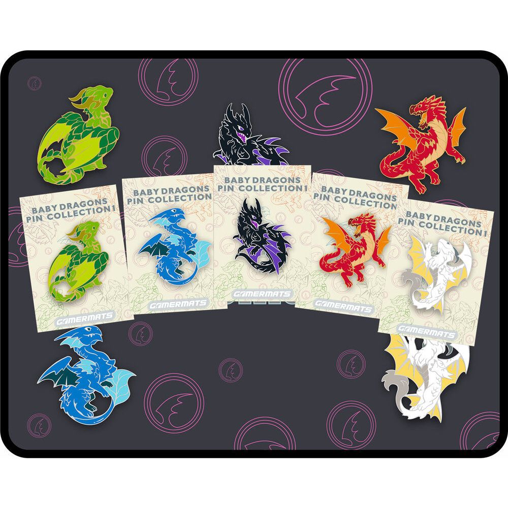 GamerMats: Baby Dragons Complete Pin Set - Preorder - Good Games
