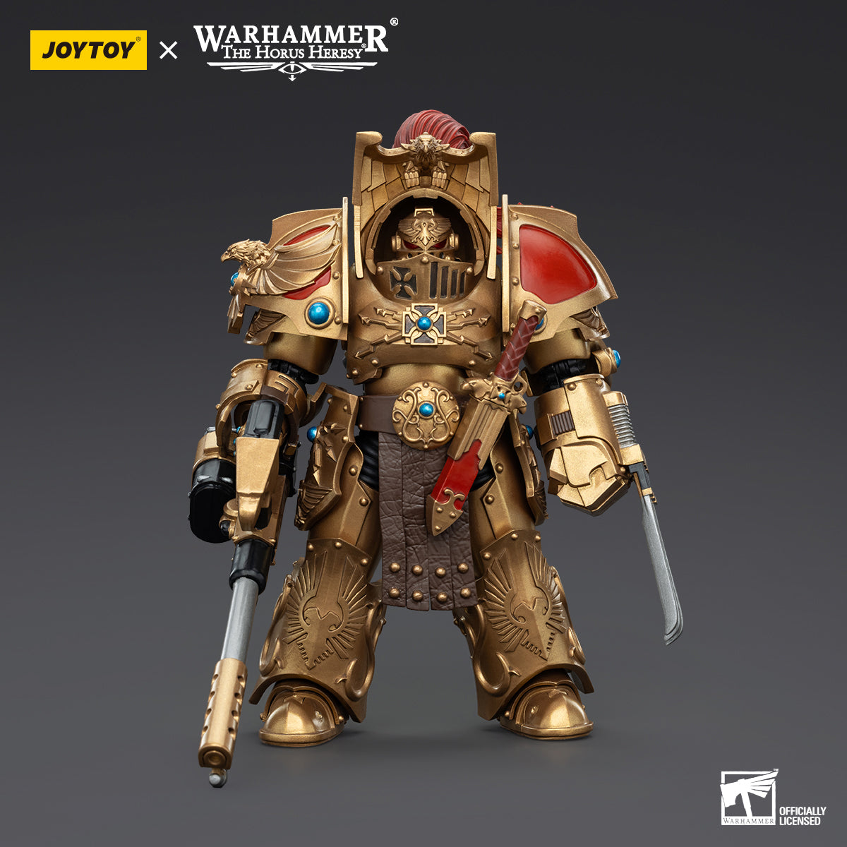 Warhammer Collectibles: 1/18 Scale Legio Custodes Aquilon Terminator Squad Aquilon w Firepike (Preorder)