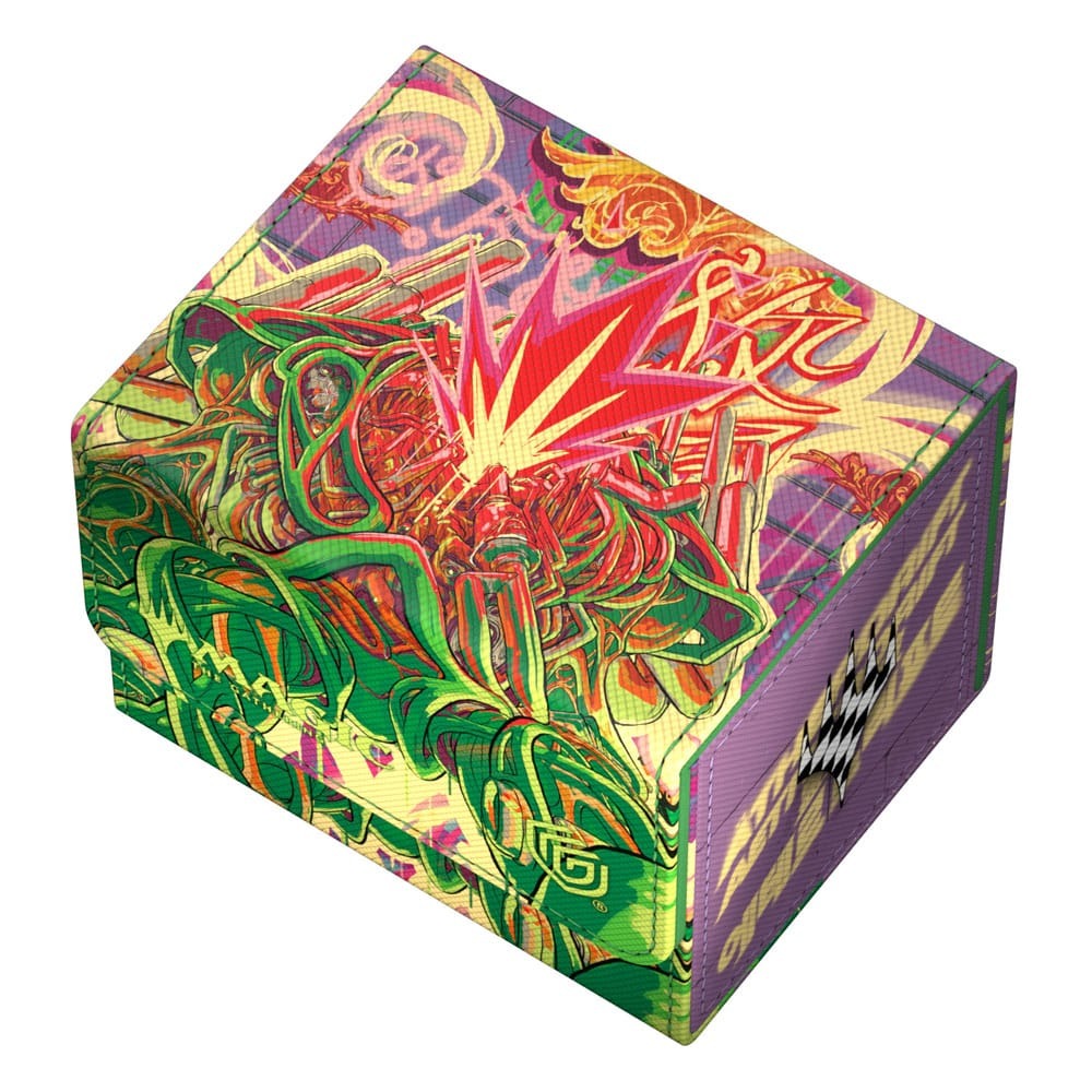 Ultimate Guard: Magic: The Gathering - Aetherdrift – XenoSkin Sidewinder Deck Box – 100+ Pyrewood Gearhulk