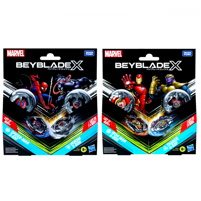 Beyblade - X - Marvel Collab Multipack Assortment (8 Pack)