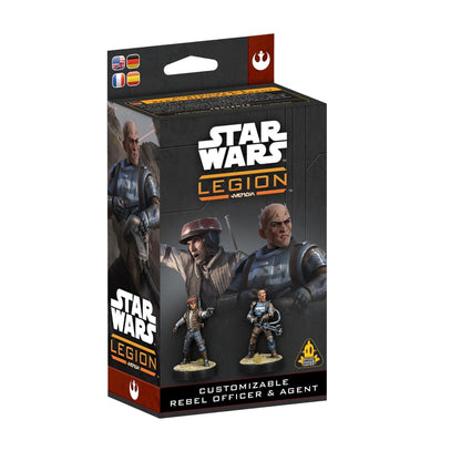 Star Wars Legion Customizable Rebel Officer & Agent expansion miniatures box