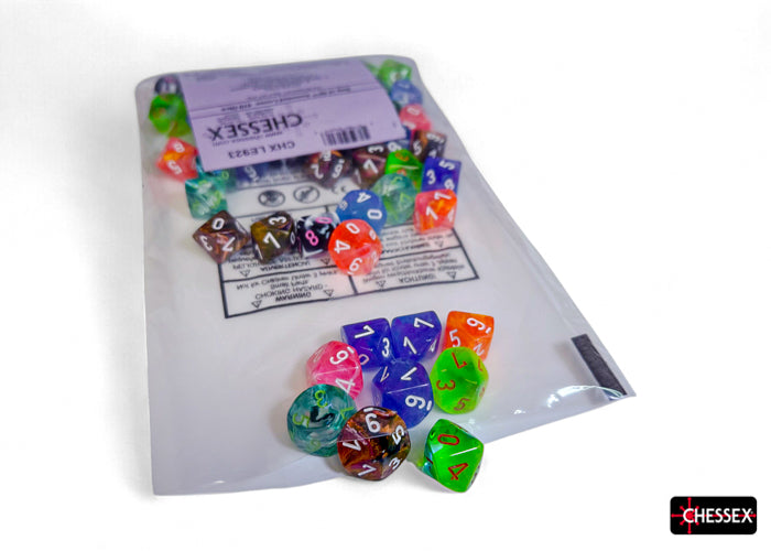 Chessex - CHX LE923 Dice Menagerie #11 Bag of 50 d10s (Preorder) - Good Games