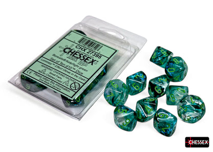 Chessex - CHX 27395 Borealis Kelp/light green Luminary Set of Ten d10s (Preorder) - Good Games