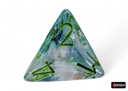Chessex - CHX 27595 Borealis Kelp/light green Luminary Polyhedral 7-Dice Set (Preorder) - Good Games