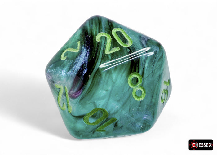 Chessex - CHX 27595 Borealis Kelp/light green Luminary Polyhedral 7-Dice Set (Preorder) - Good Games