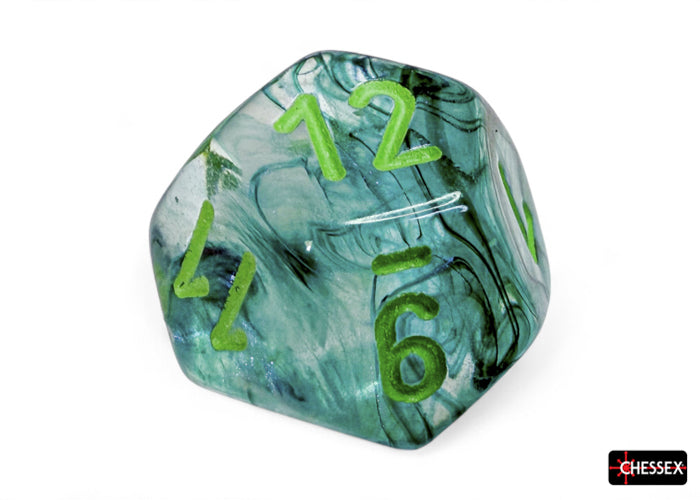 Chessex - CHX 27595 Borealis Kelp/light green Luminary Polyhedral 7-Dice Set (Preorder) - Good Games