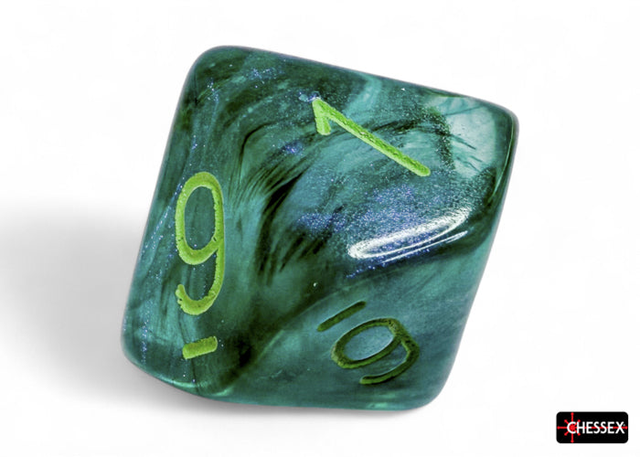 Chessex - CHX 27595 Borealis Kelp/light green Luminary Polyhedral 7-Dice Set (Preorder) - Good Games